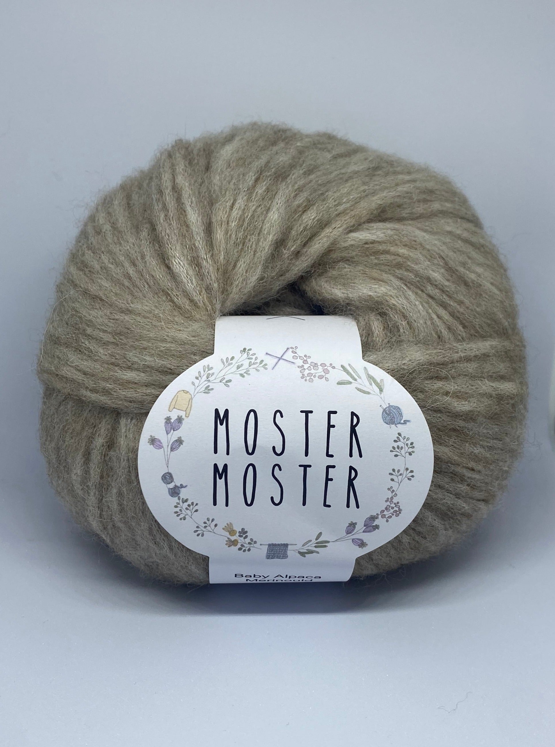 BEIGE (BABY ALPACA MERINO WOOL)